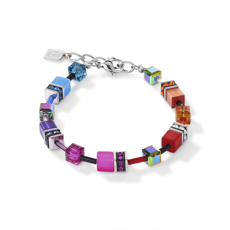 GeoCUBE® Armband multicolor rainbow