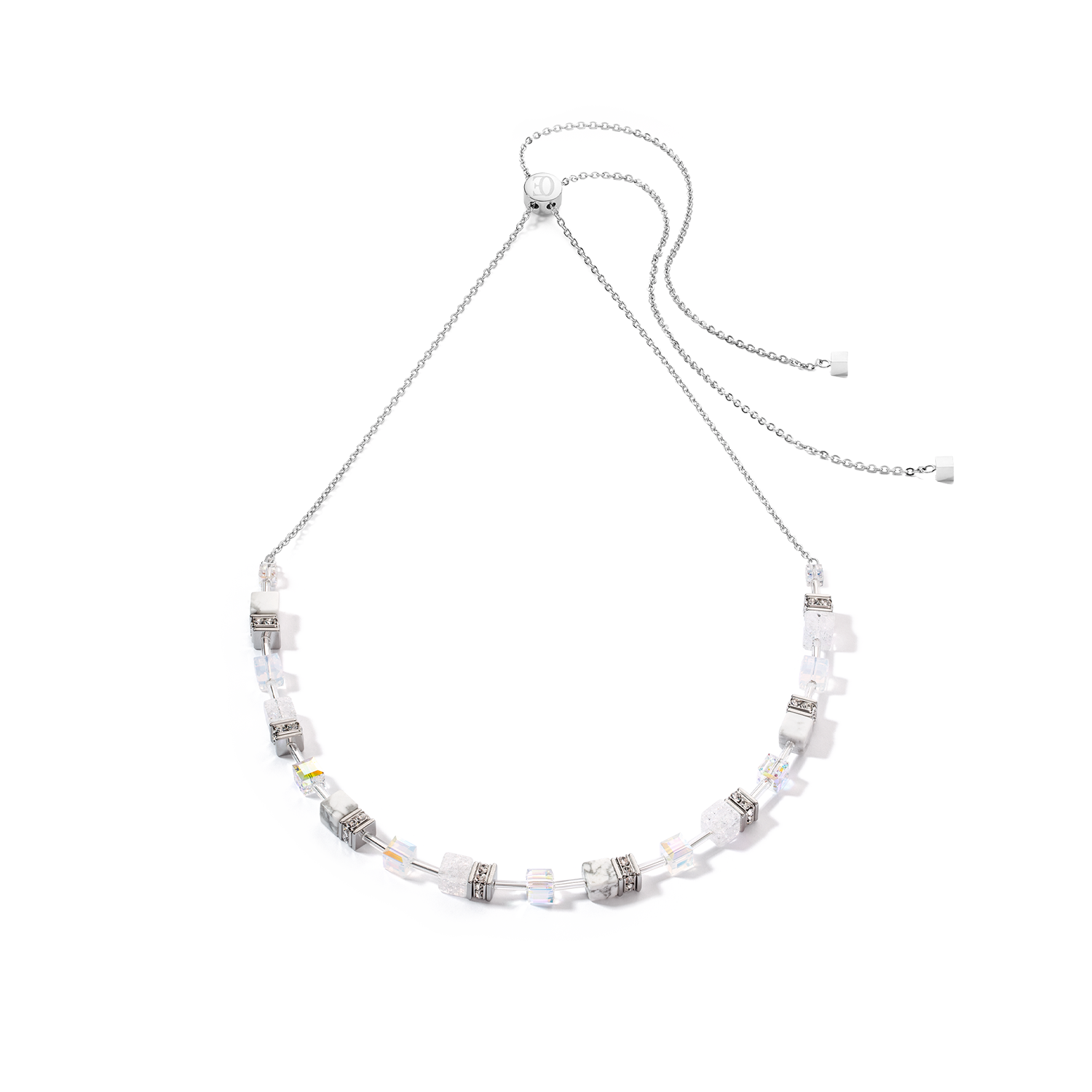 GeoCUBE® Iconic Nature Chain Halskette weiß