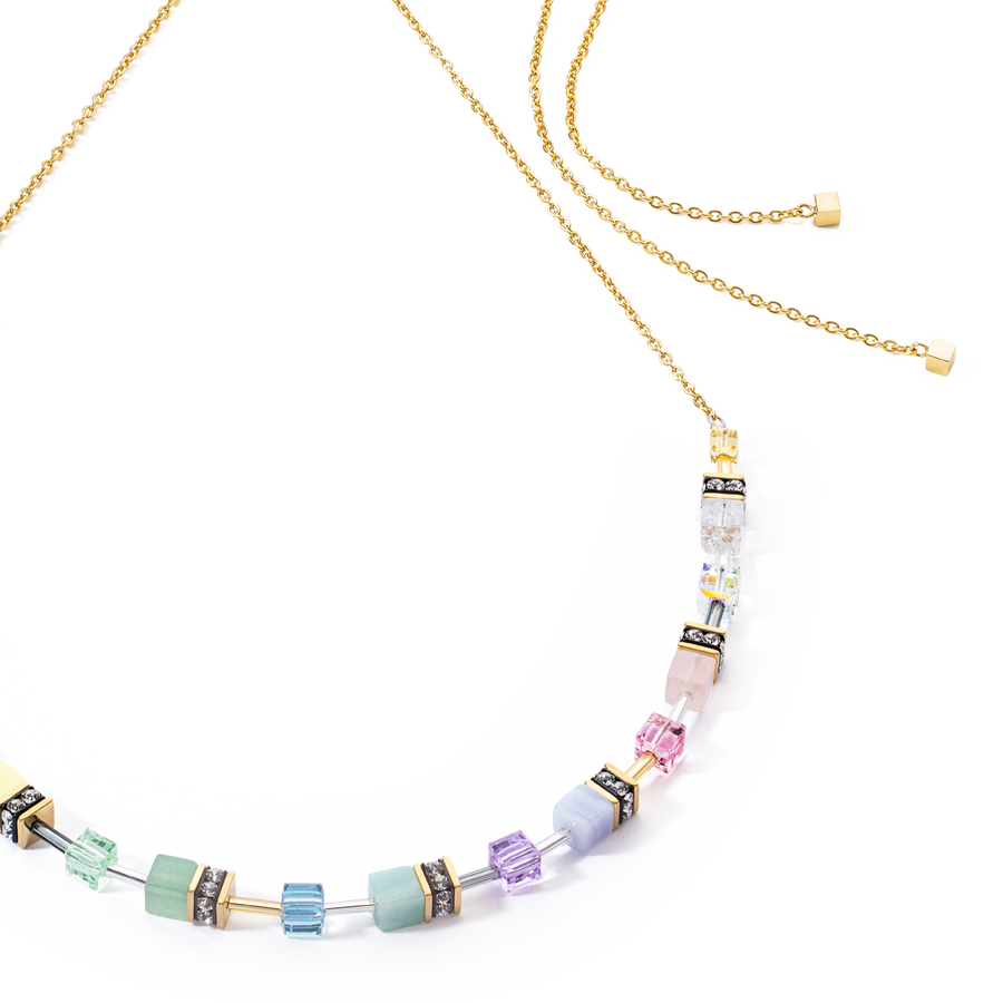 GeoCUBE® Iconic Nature Chain Halskette Pastell