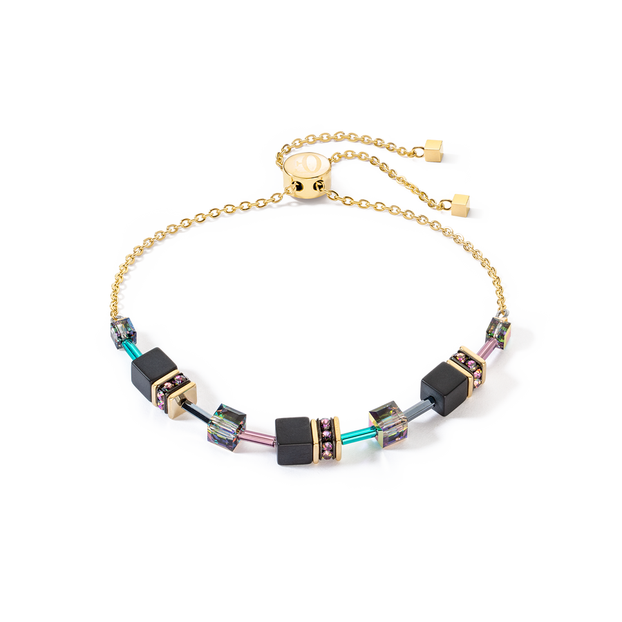 GeoCUBE® Iconic Nature Chain Armband schwarz-multicolor