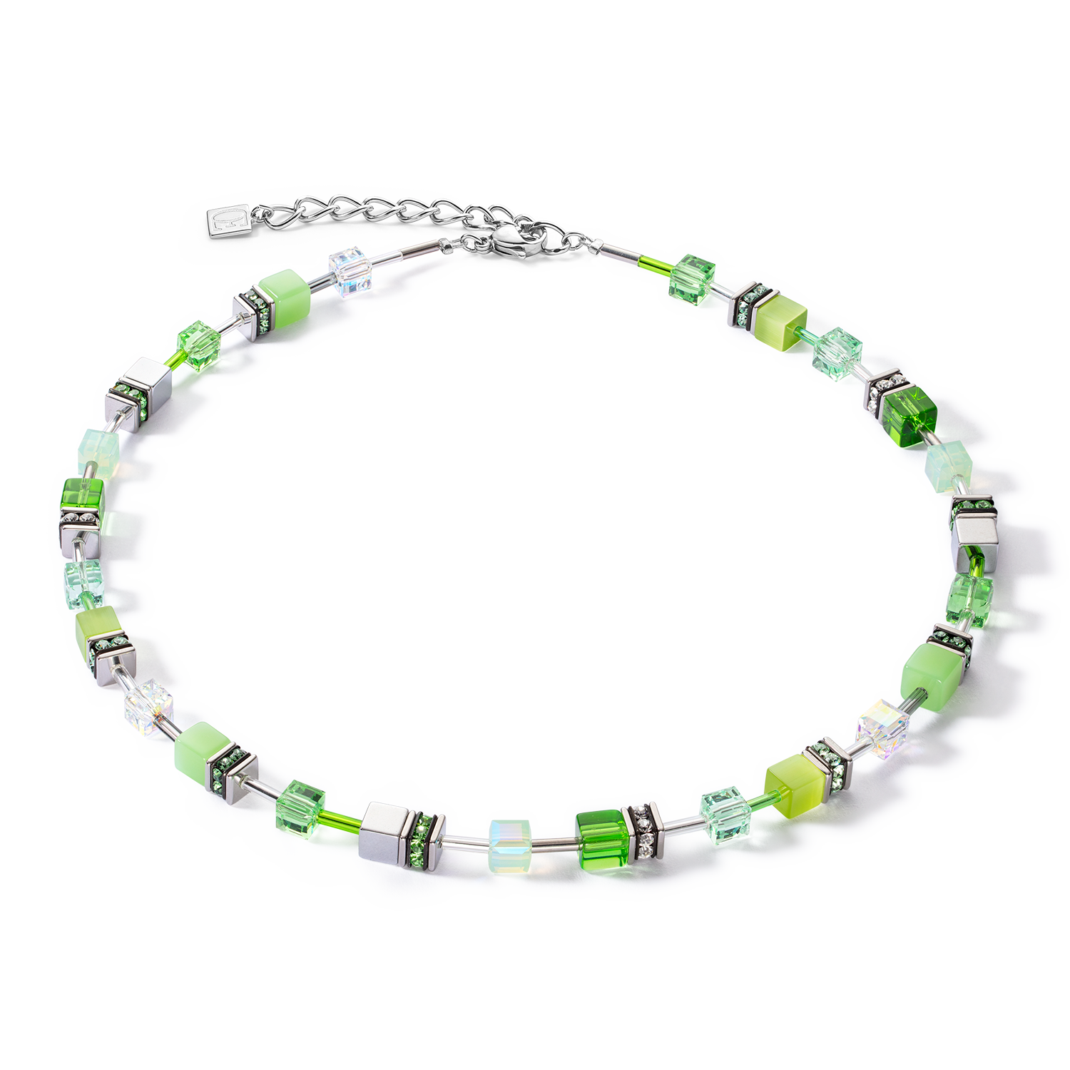 GeoCUBE® Iconic Joyful Colours Halskette grün