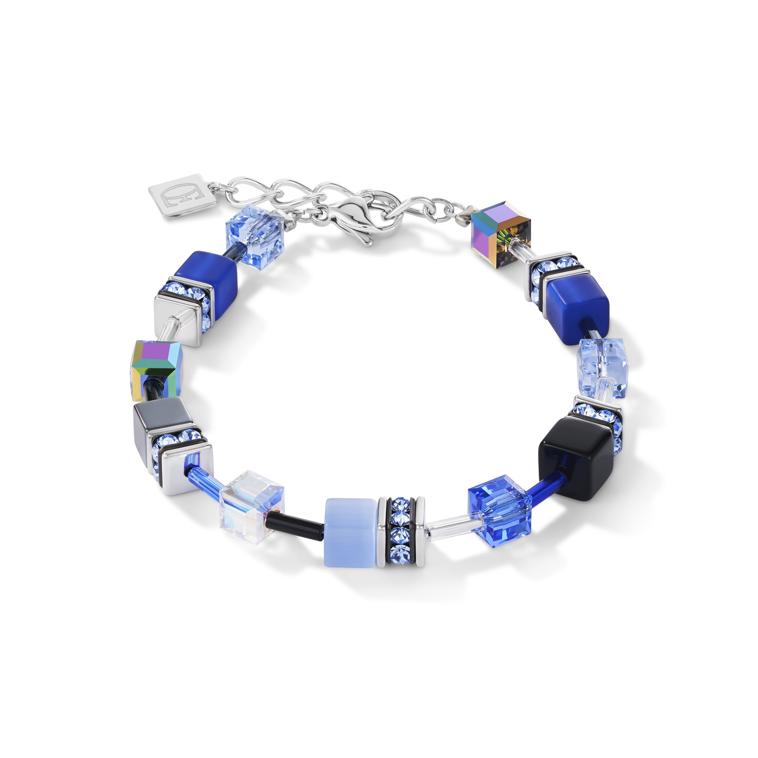 GeoCUBE® Armband kobaltblau