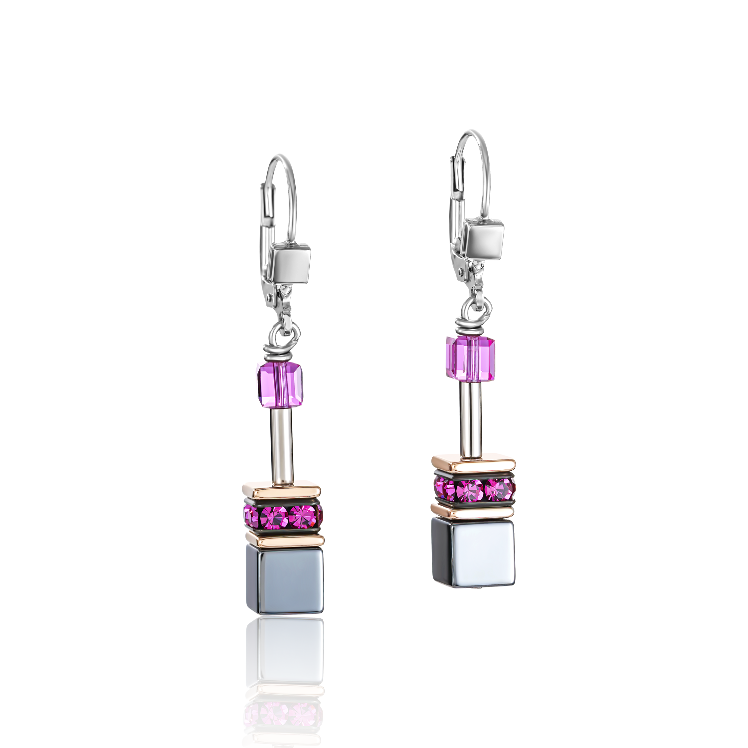 GeoCUBE® Ohrringe multicolor