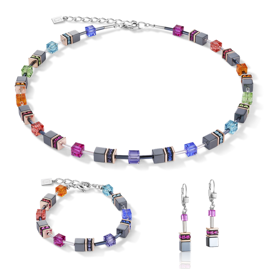 GeoCUBE® Ohrringe multicolor