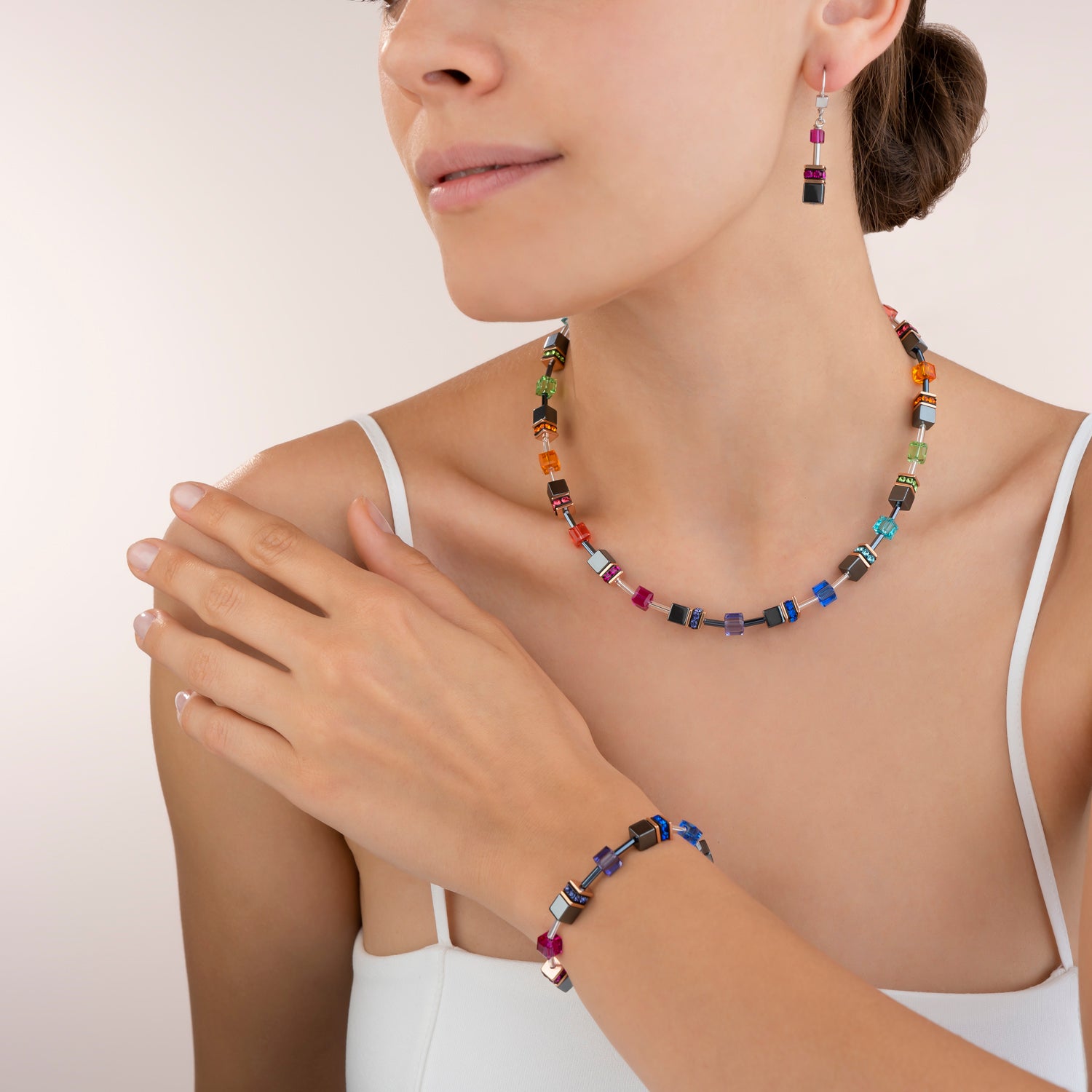 GeoCUBE® Ohrringe multicolor