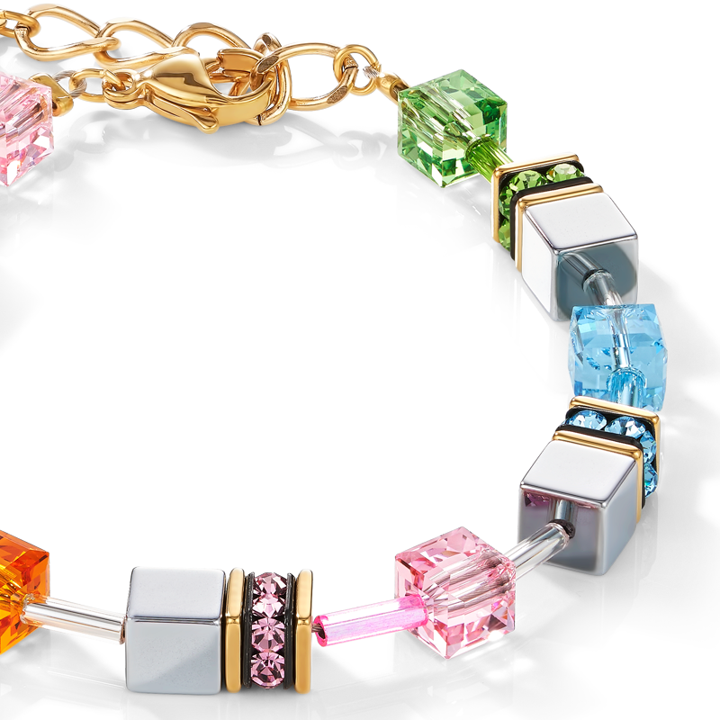 GeoCUBE® Armband multicolor pastell 1