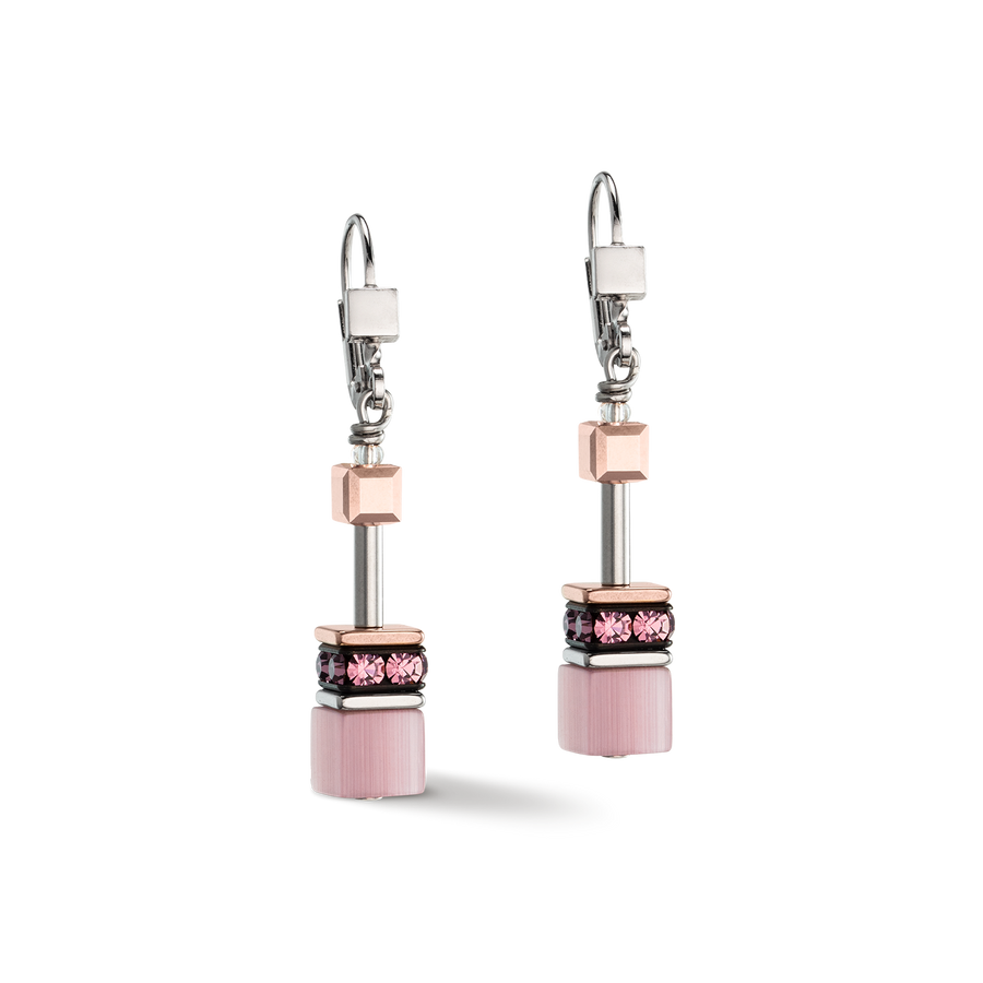 GeoCUBE® Iconic Monochrome Ohrringe flieder
