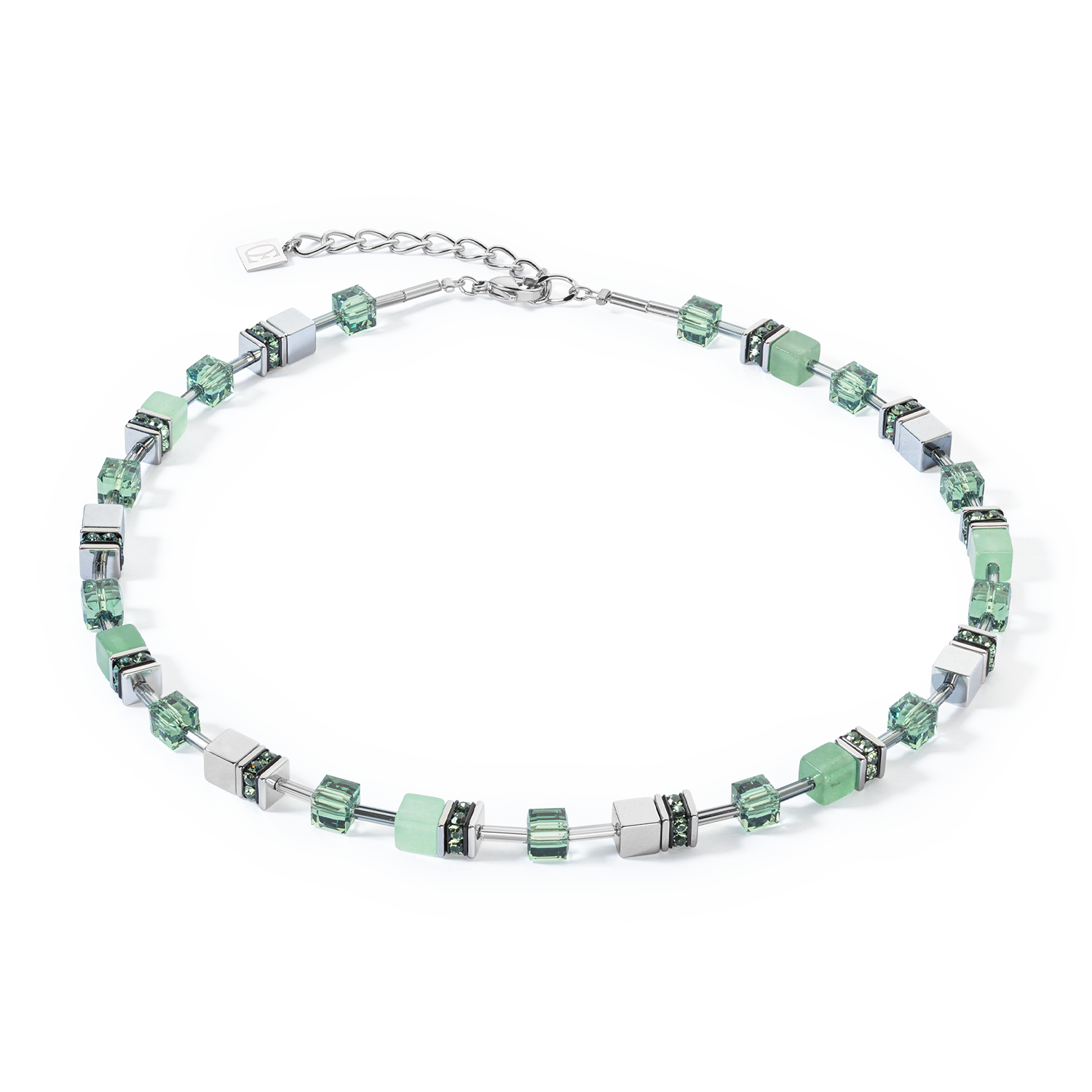 GeoCUBE® Iconic Precious Halskette grün