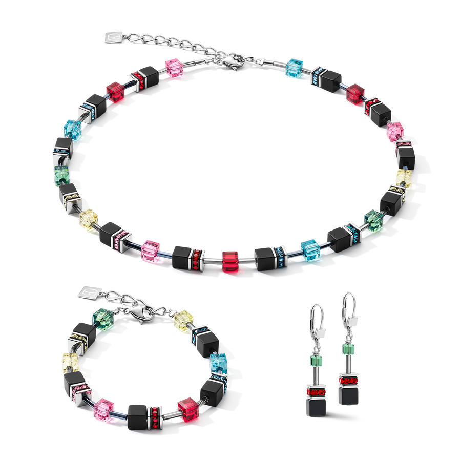 GeoCUBE® Armband Onyx Multicolor Pop Art