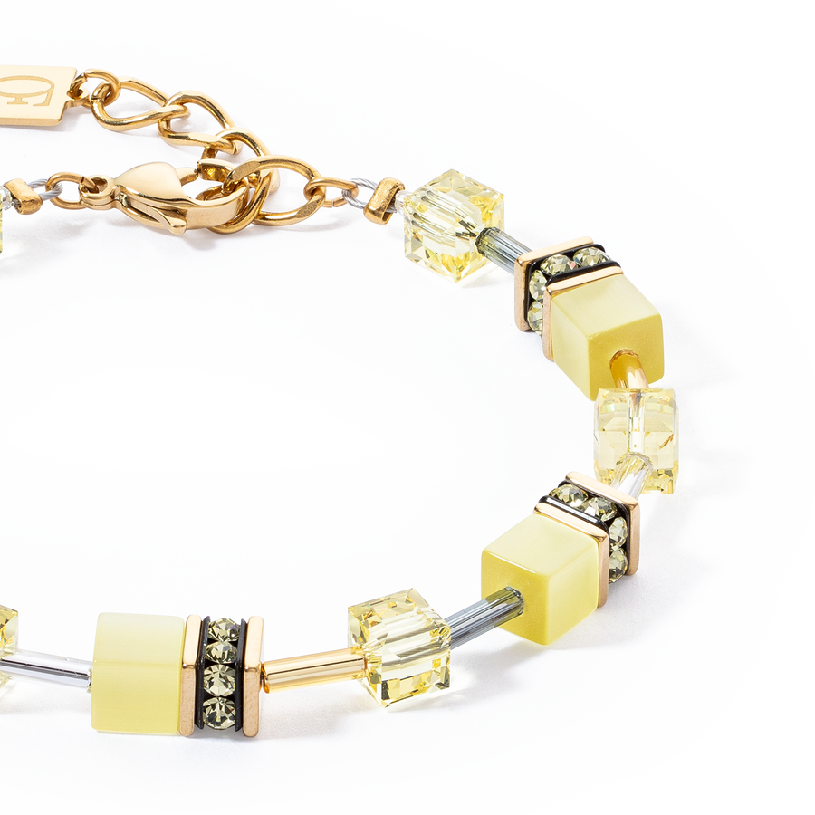 GeoCUBE® Iconic Mono Gold Armband Gelb