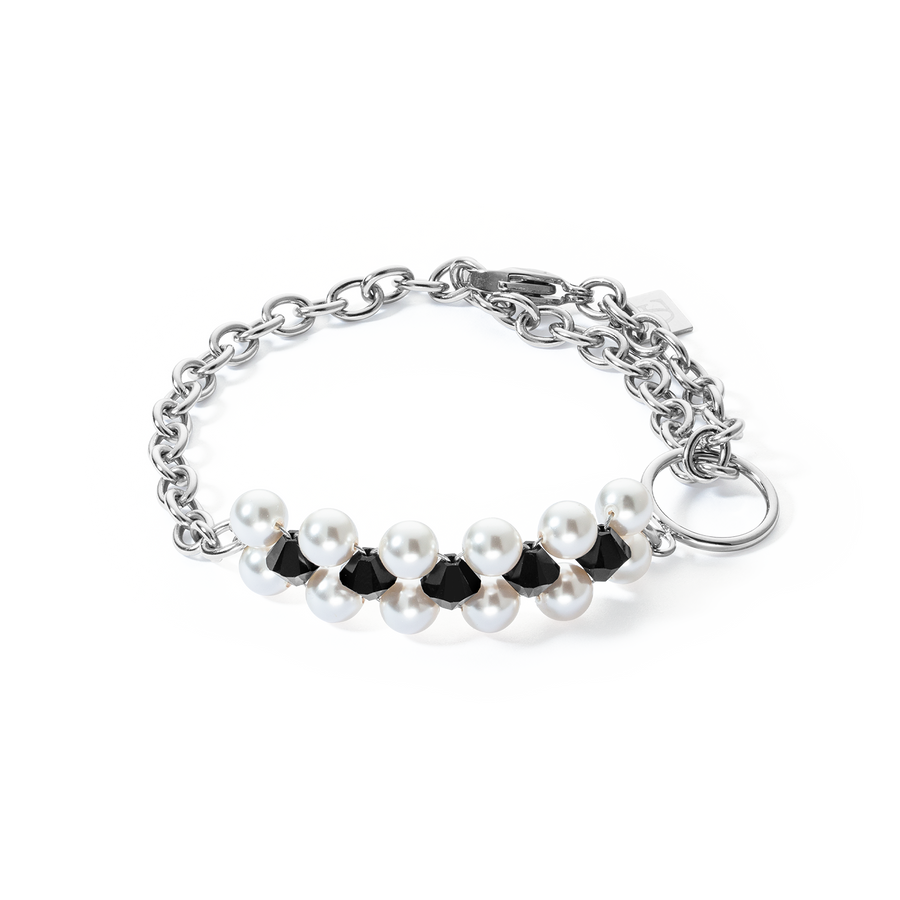 Armband Choker Mysterious silber-schwarz