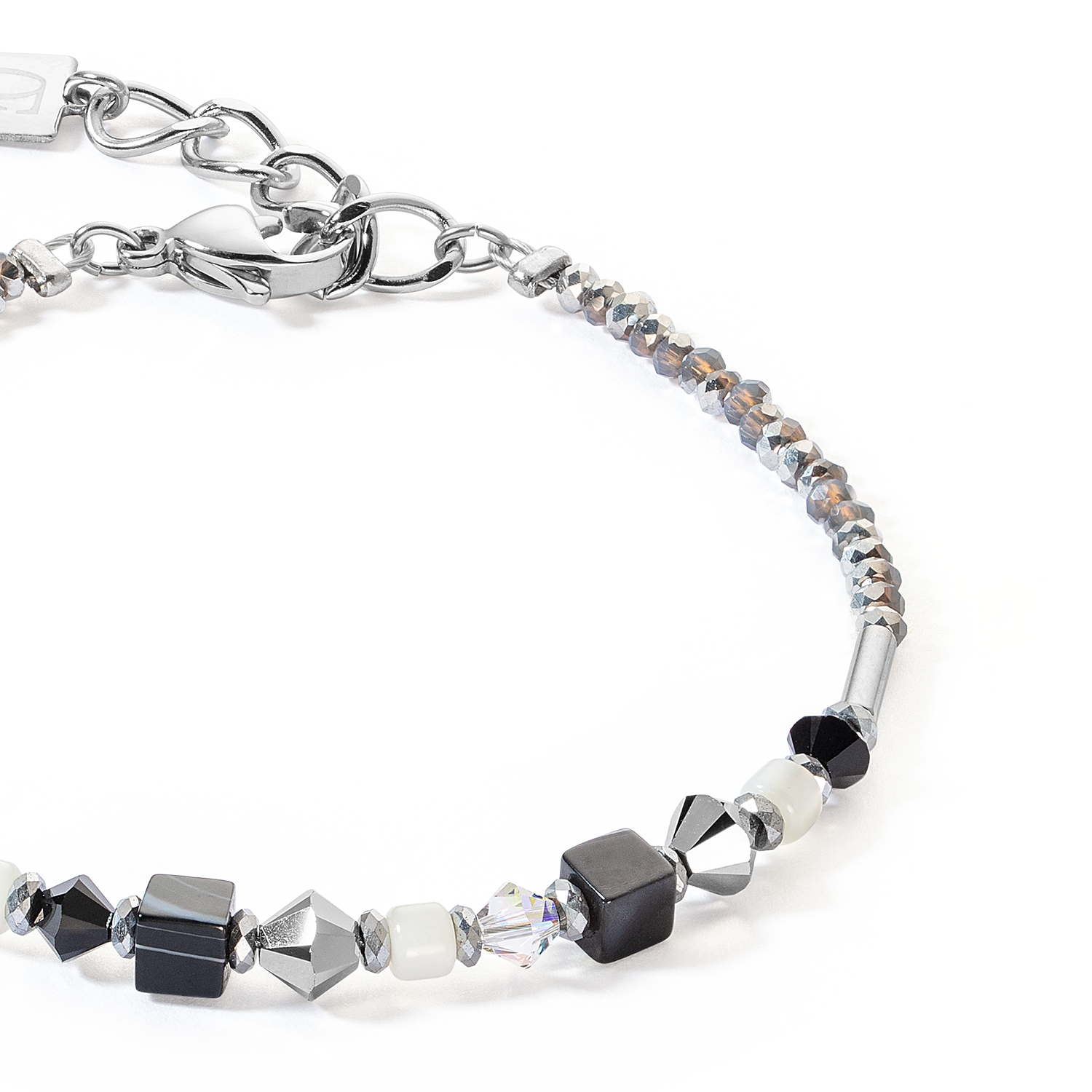 Armband Princess Shape Mix schwarz-weiß