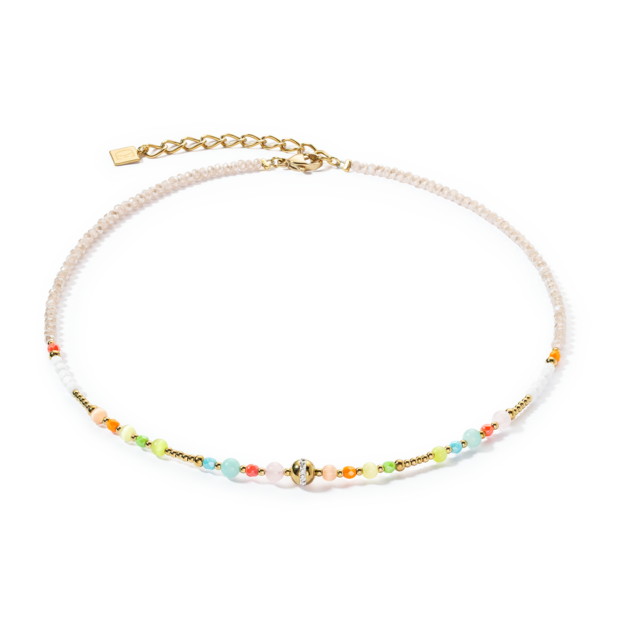 Halskette Princess Spheres multicolor pastell