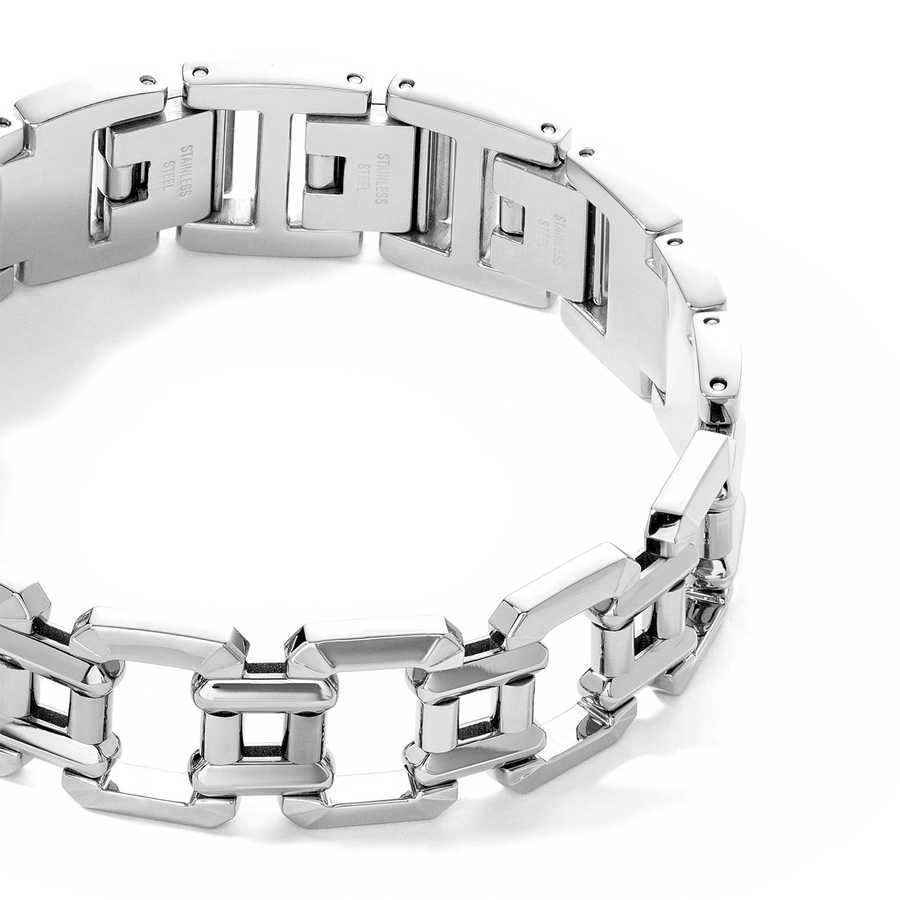 Schmuckarmband Edelstahl silber