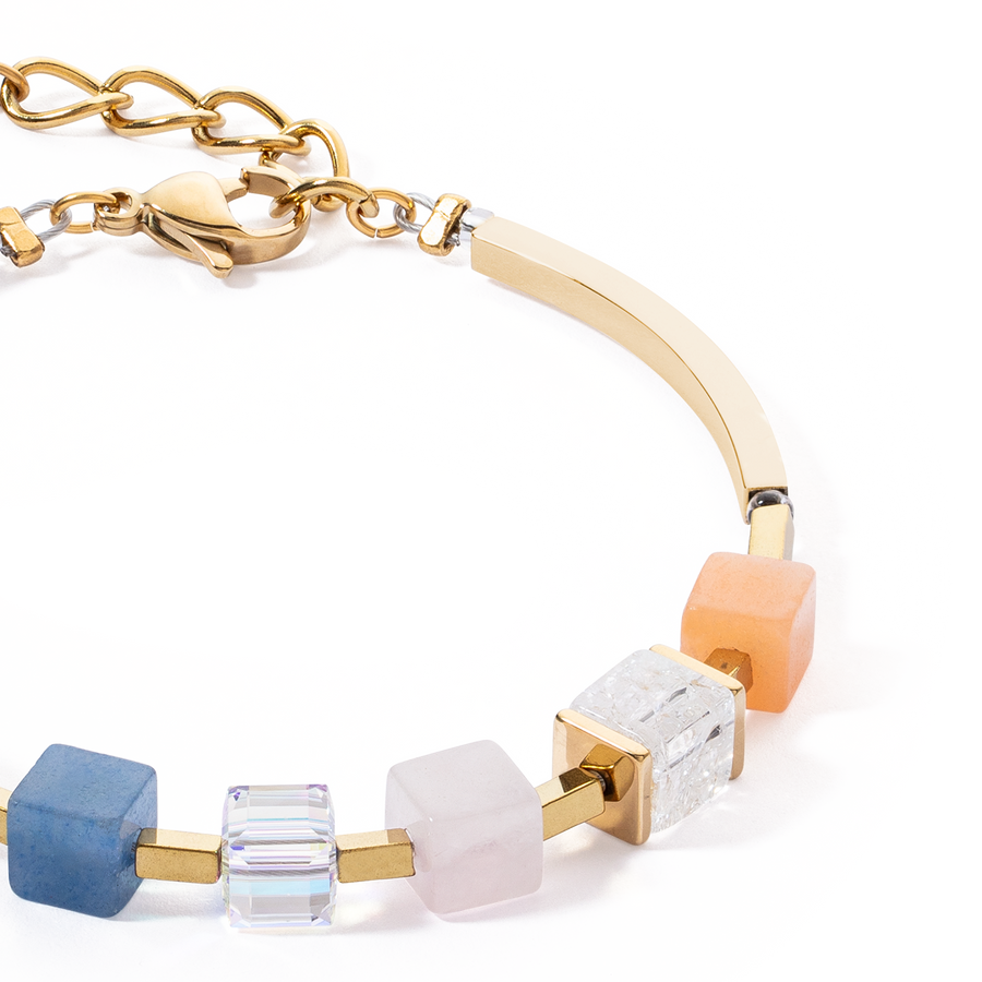 Armband Precious Statement Cubes Multicolor-Gentle