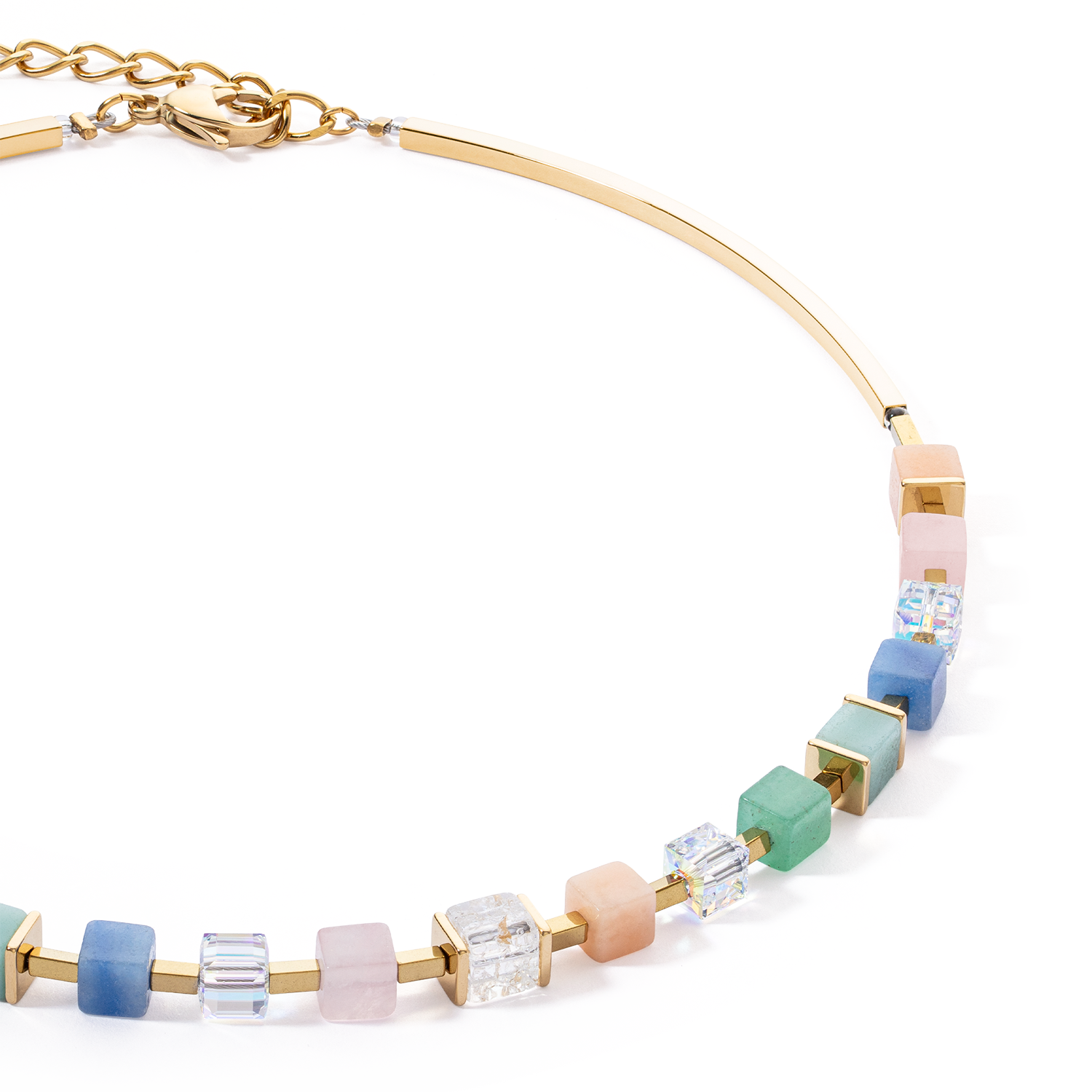 Halskette Precious Classic Cubes Multicolor-Gentle