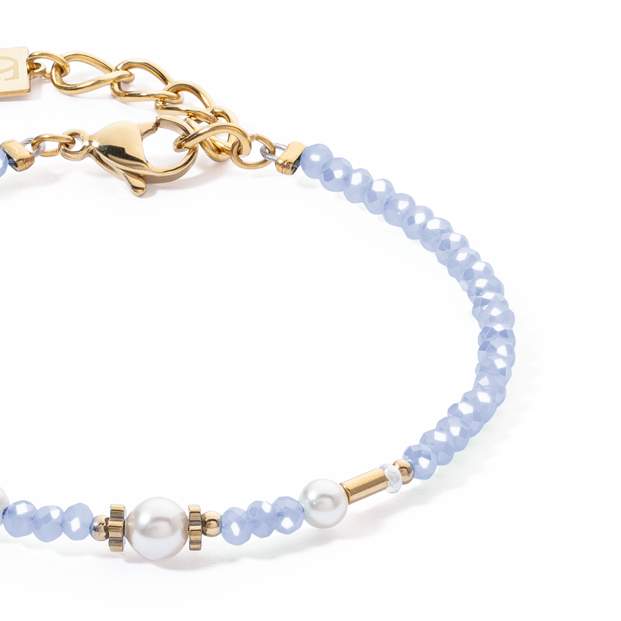 Armband Little Twinkle Pearl Mix Hellblau