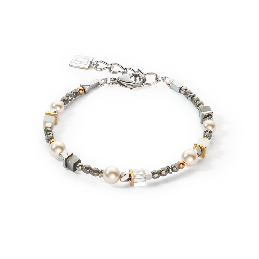 Armband Classic Layer silber-grau