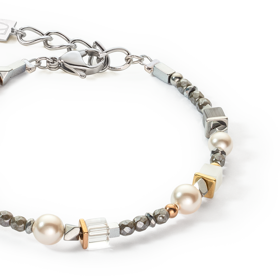 Armband Classic Layer silber-grau