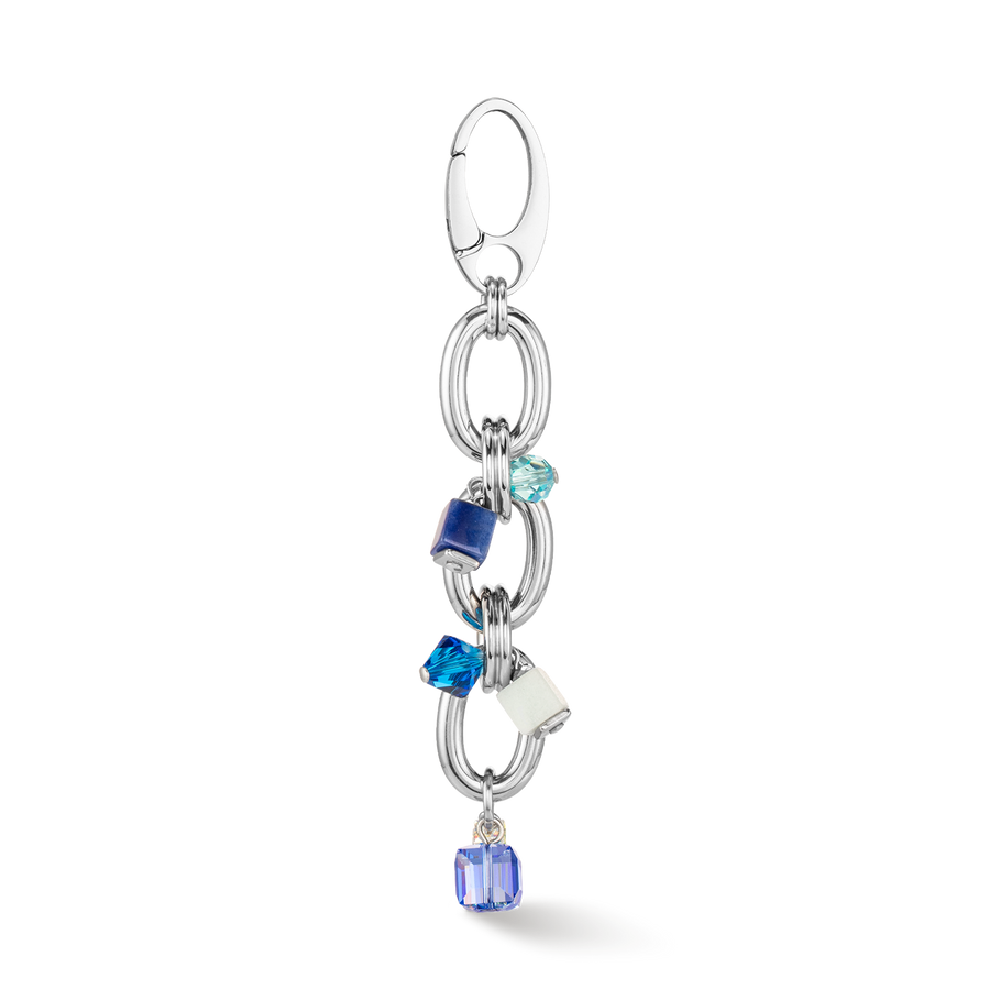 Halskette Neptunes Treasure silber-blau