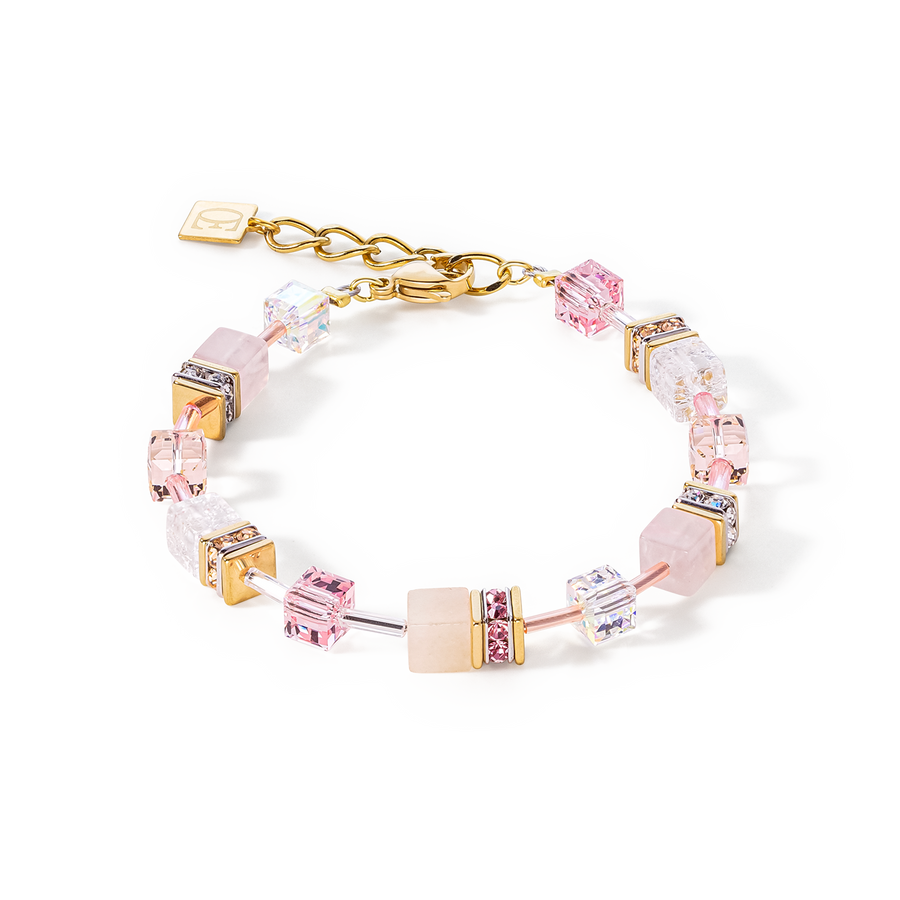 GeoCUBE® Iconic Precious Armband hellrosa