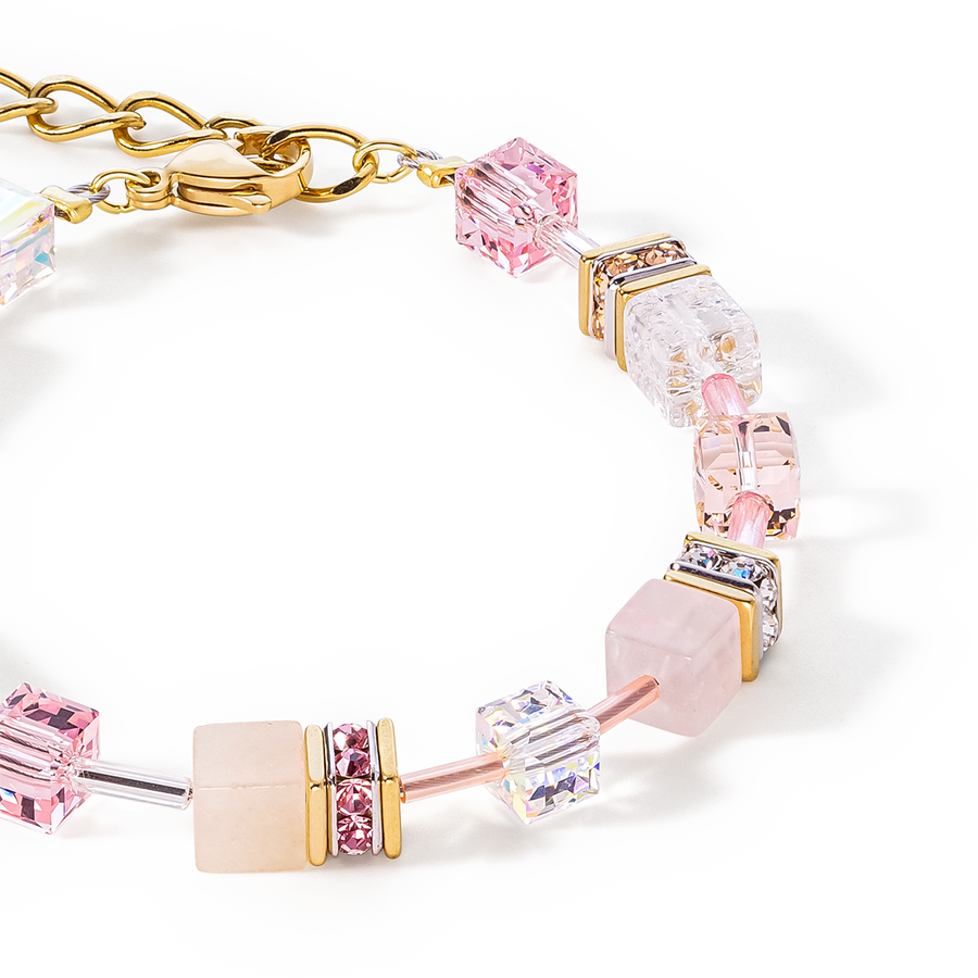 GeoCUBE® Iconic Precious Armband hellrosa