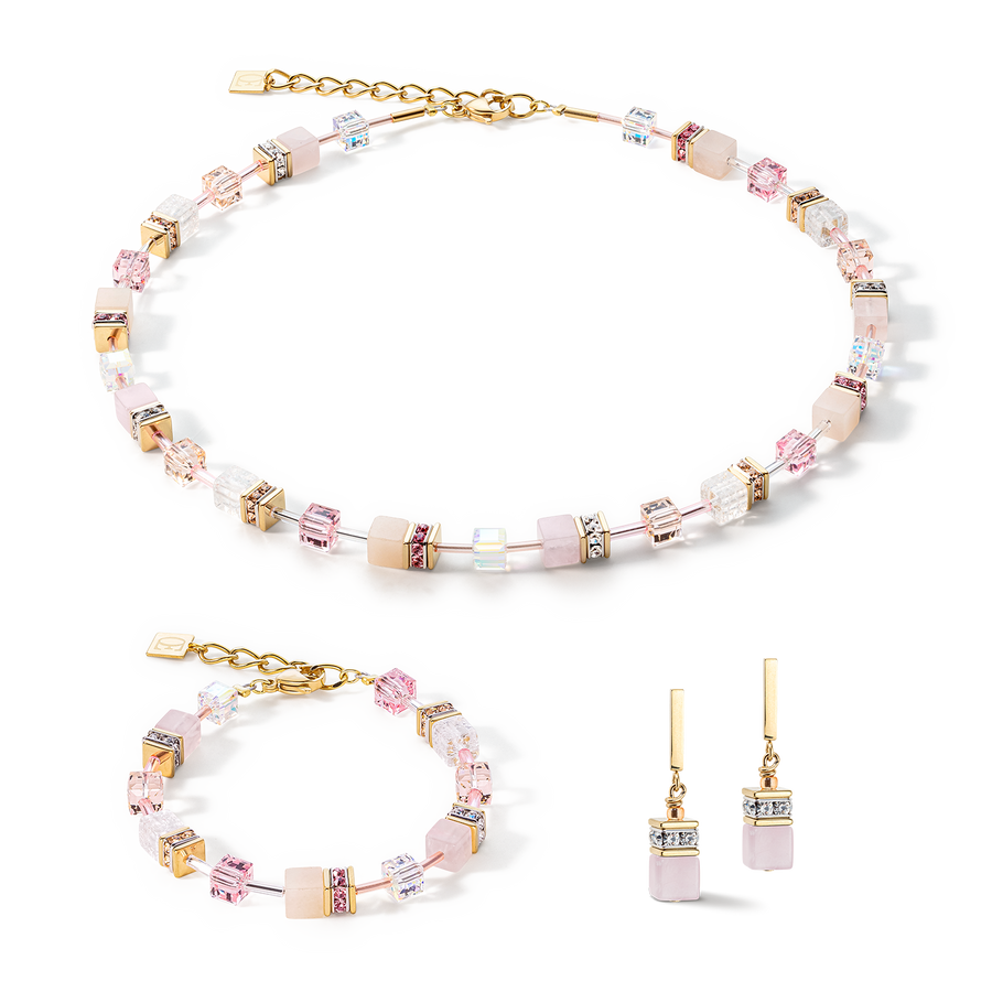 GeoCUBE® Iconic Precious Armband hellrosa