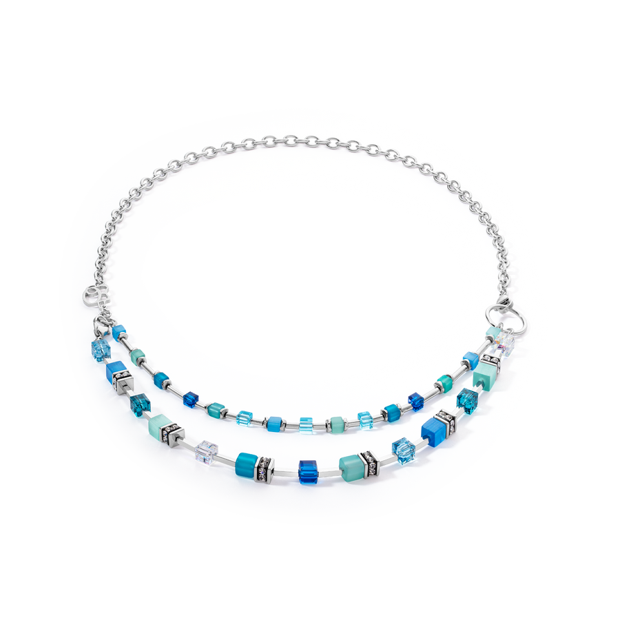 GeoCUBE® Iconic Layer Chain Halskette Ocean Vibes