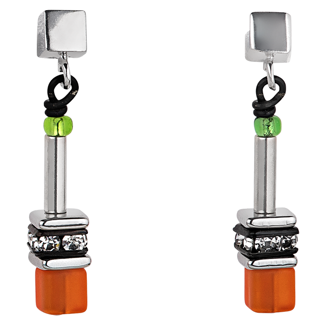 Ohrstecker GeoCUBE® small Multicolor daylight