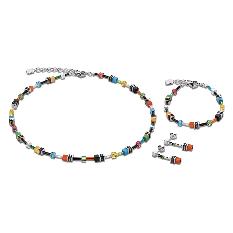 Ohrstecker GeoCUBE® small Multicolor daylight