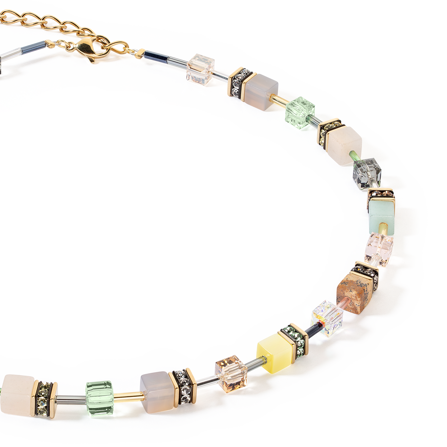 GeoCUBE® Iconic Precious Halskette multicolour gentle
