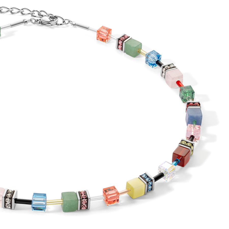 GeoCUBE® Iconic Precious Halskette Multicolour Delight