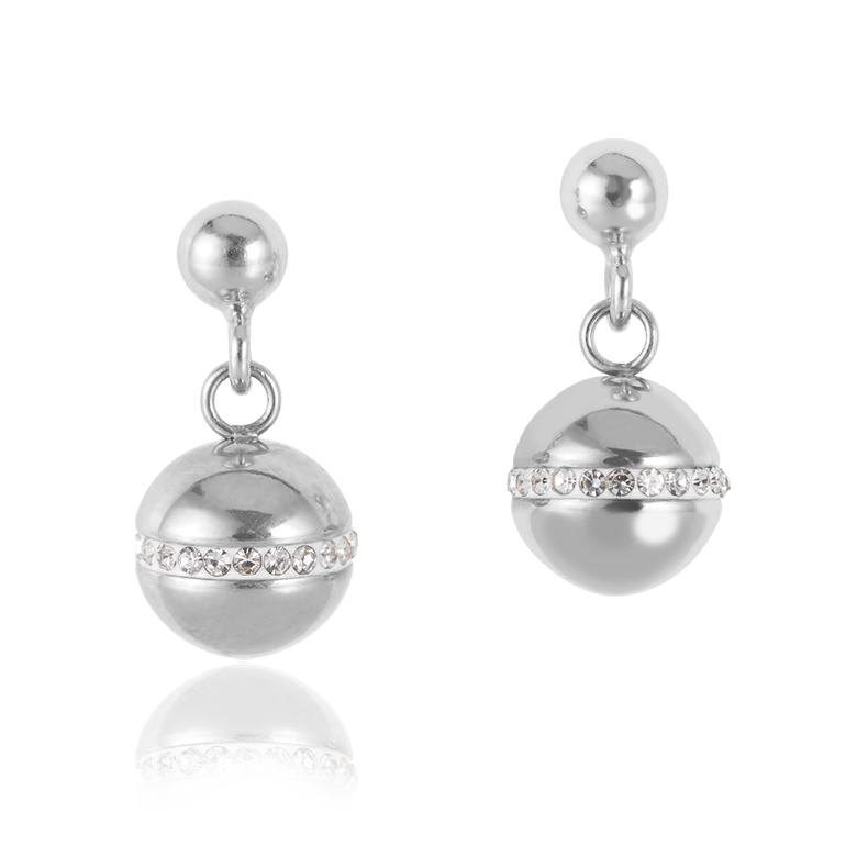 Ohrringe TwistedPEARLS Edelstahl silber