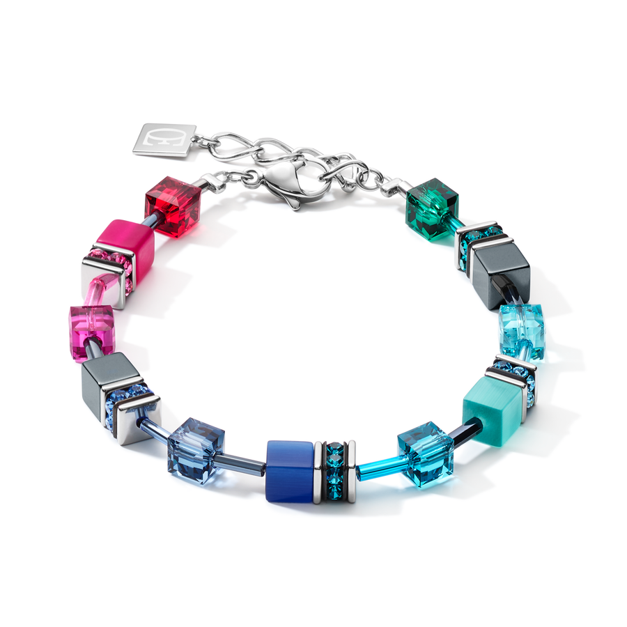 Armband GeoCUBE® medium multicolor rainbow