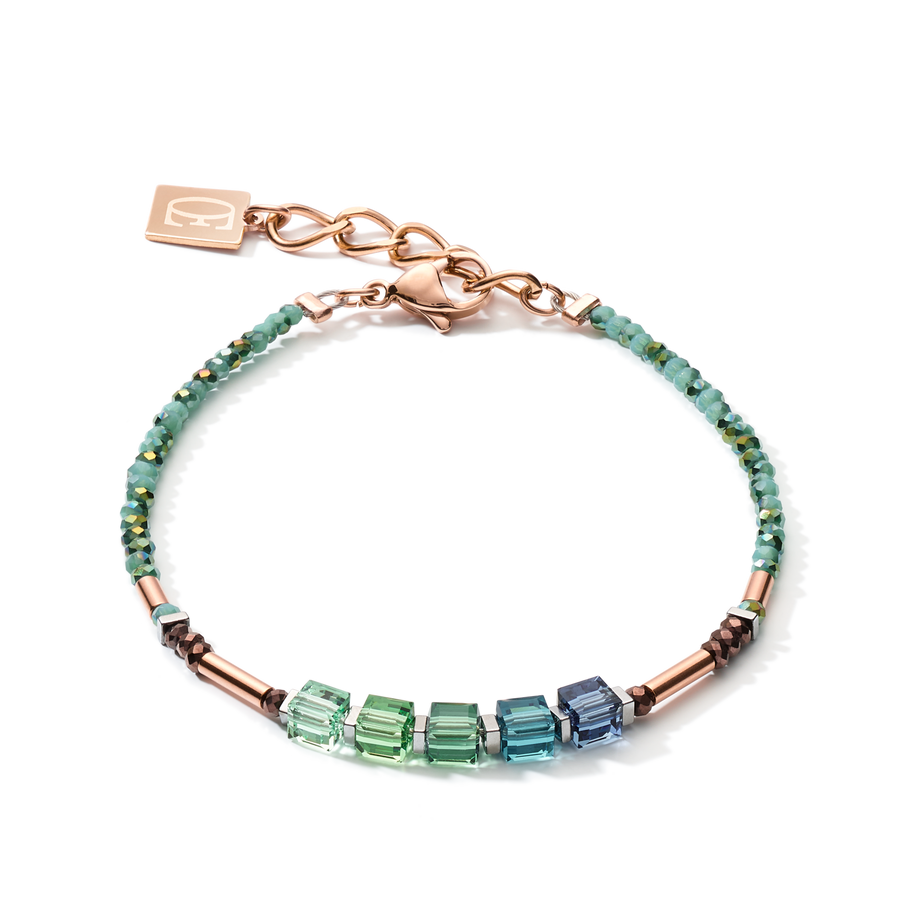 Armband GeoCUBE® shades of green-petrol