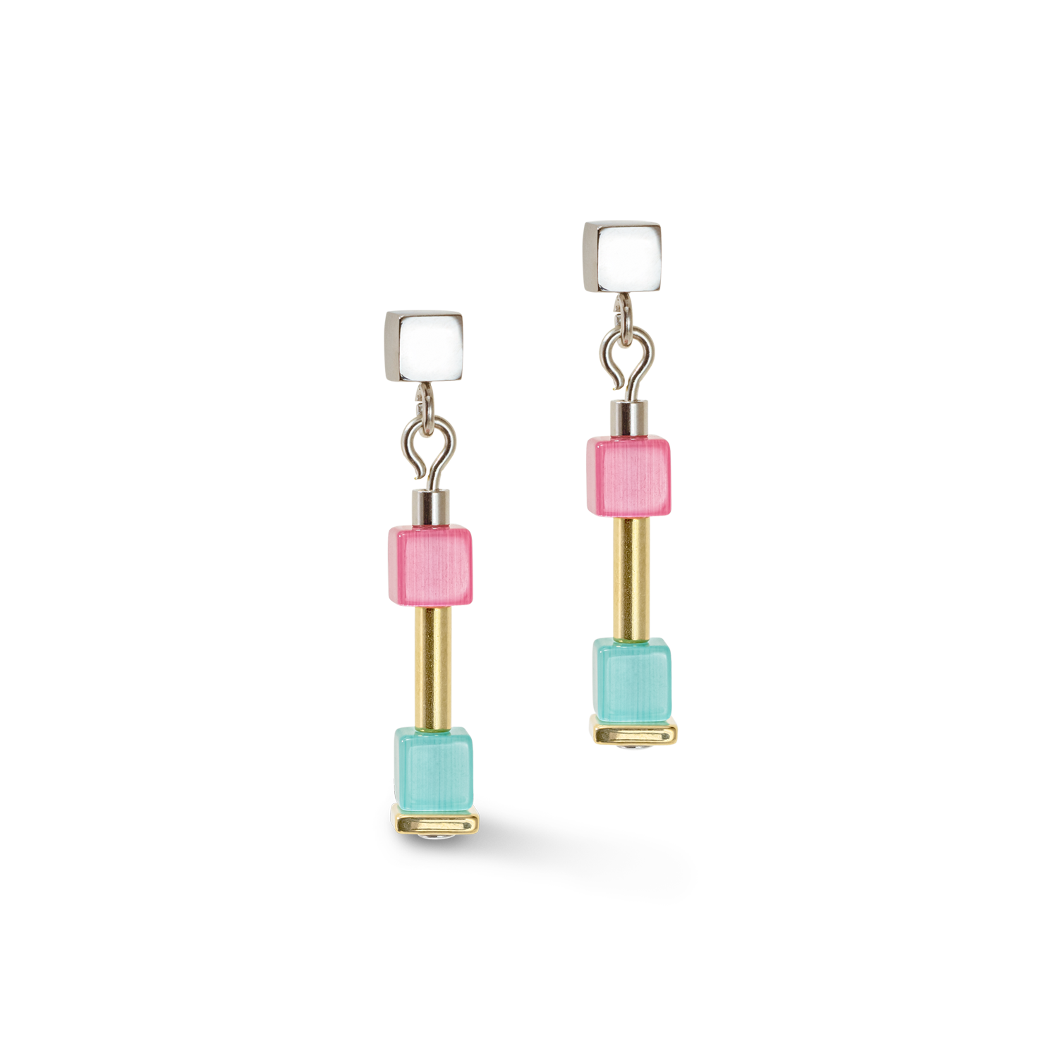 Cube Story Delicate Ohrringe multicolor spring