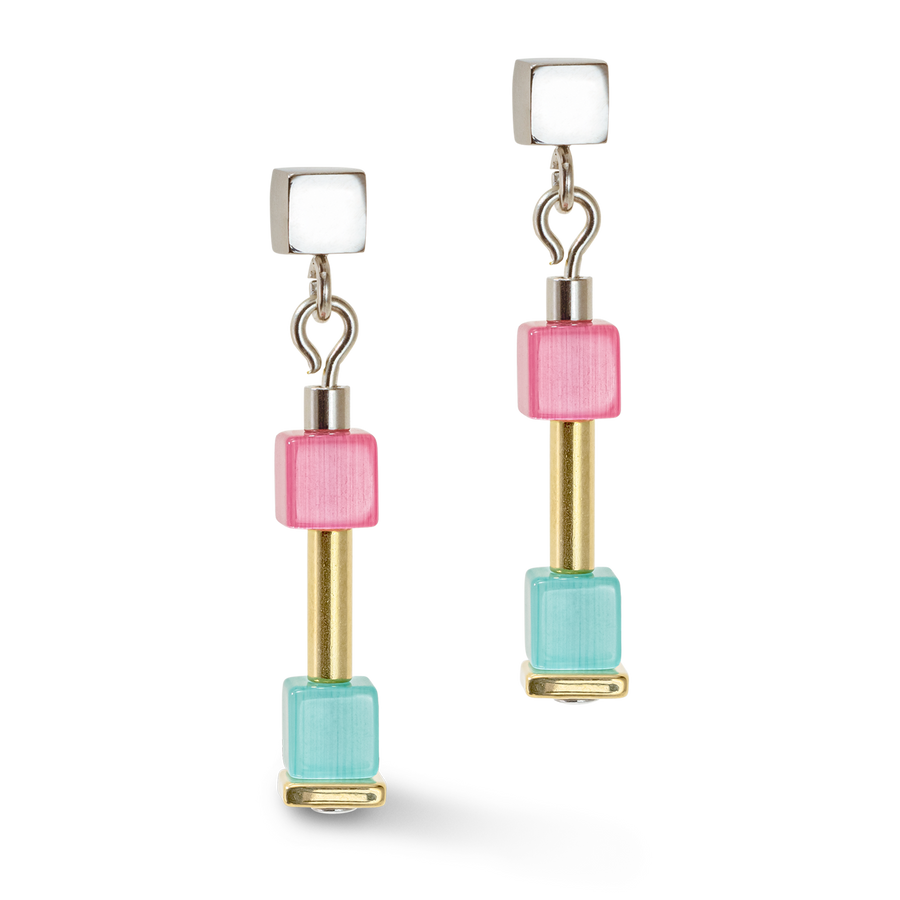 Cube Story Delicate Ohrringe multicolor spring