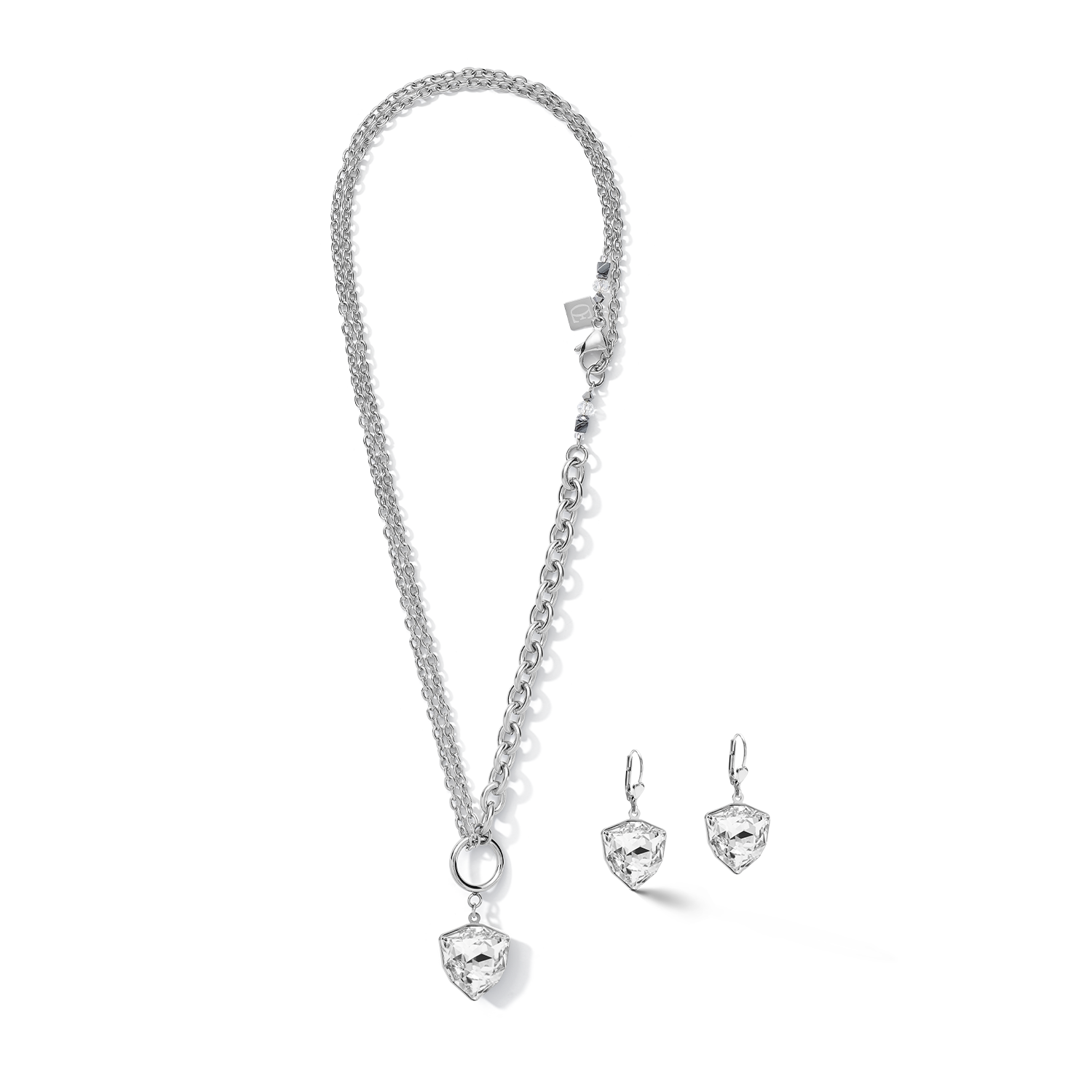 Halskette Magic crystal & chunky chain crystal