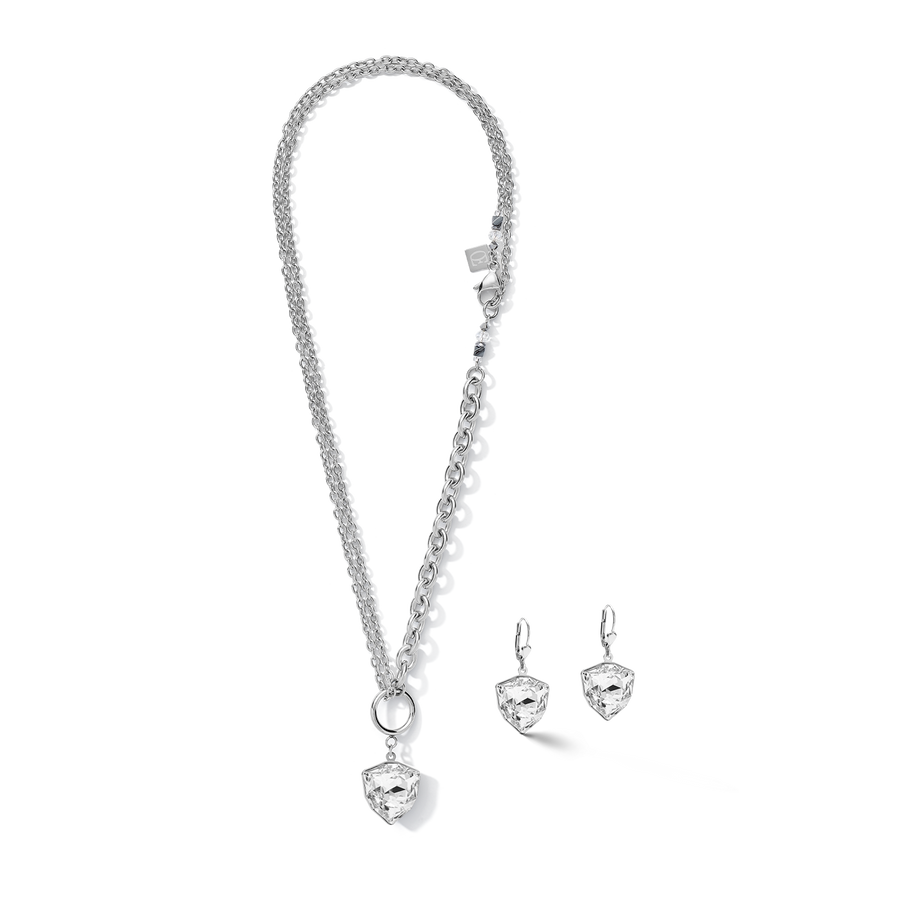 Halskette Magic crystal & chunky chain crystal