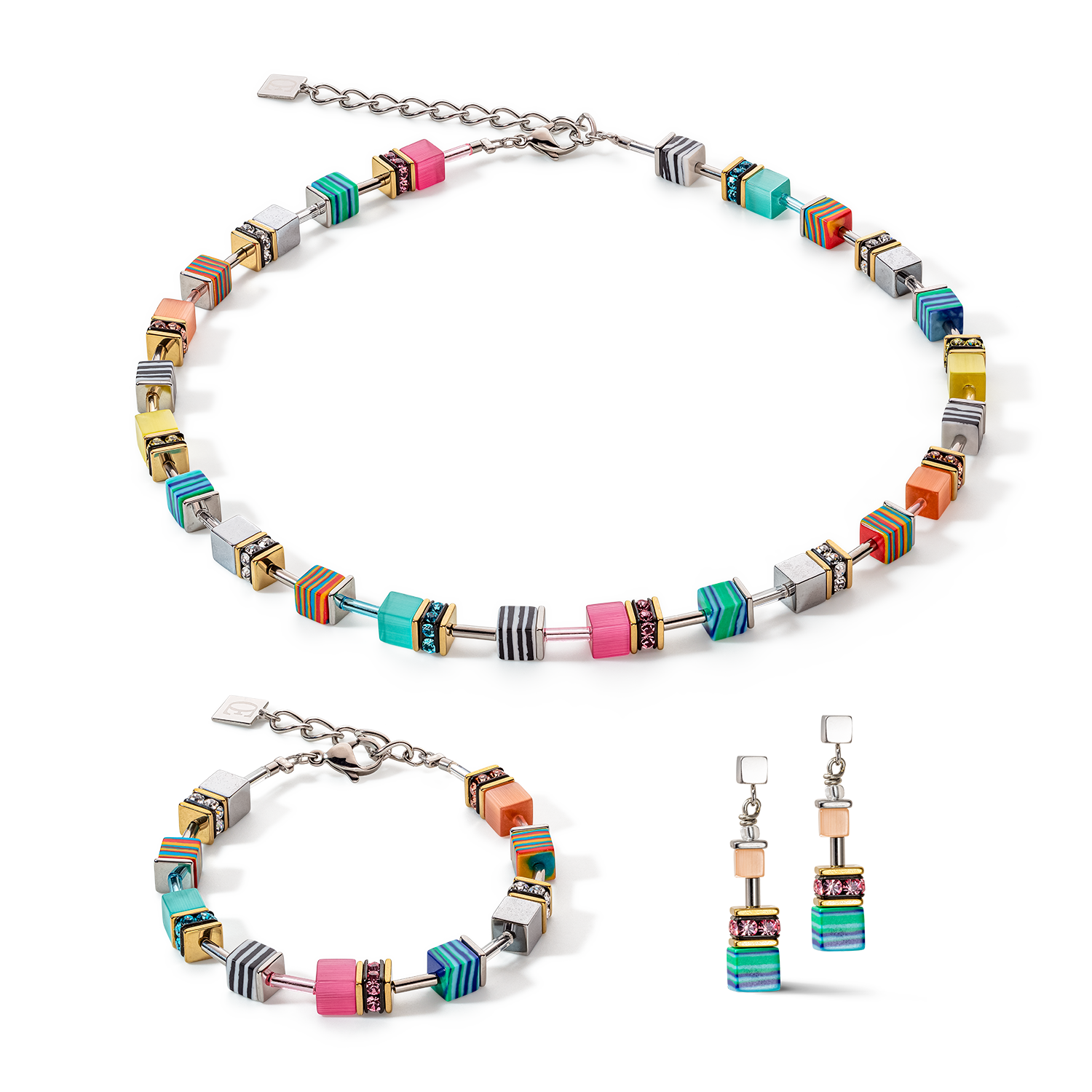 GeoCUBE® Candy Armband multicolor spring