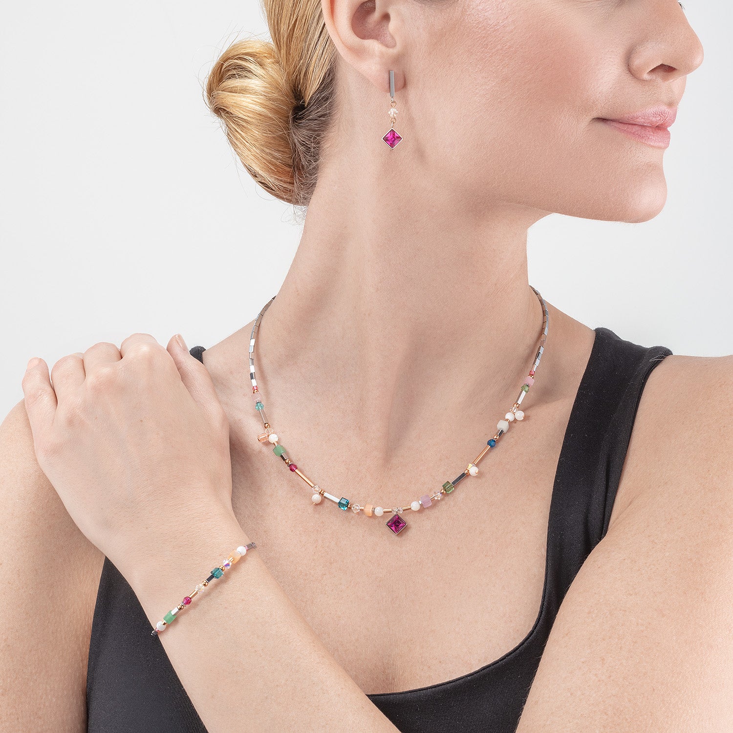 Brilliant Square Precious Armband multicolor vintage
