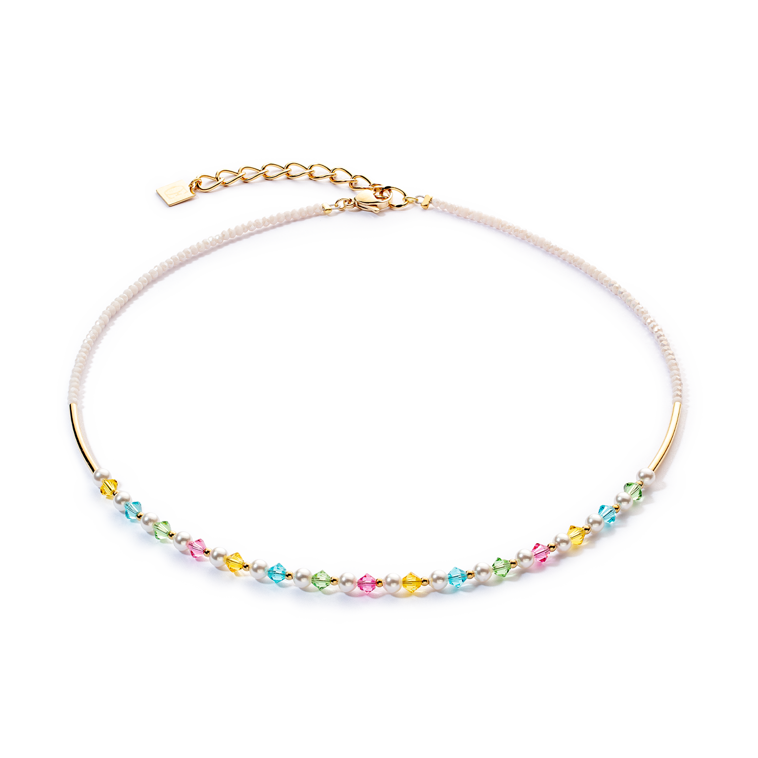 Princess Pearls Halskette gold multicolor