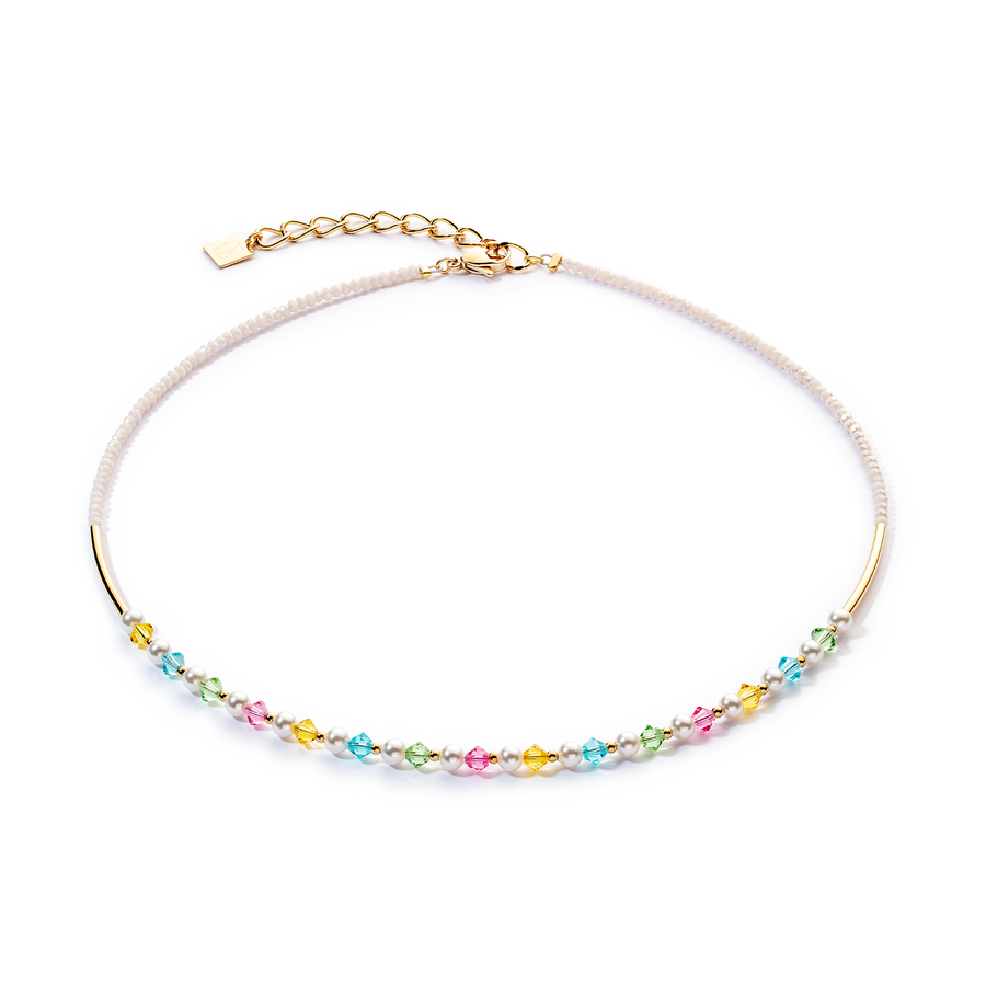 Princess Pearls Halskette gold multicolor