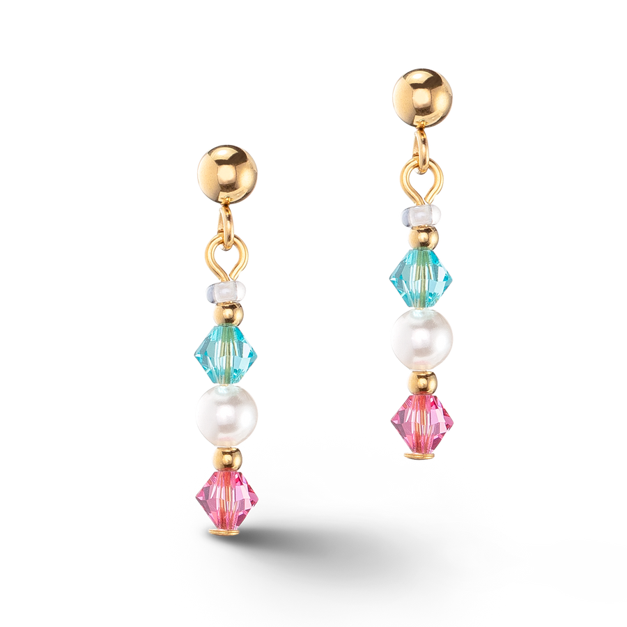 Princess Pearls Ohrringe gold multicolor