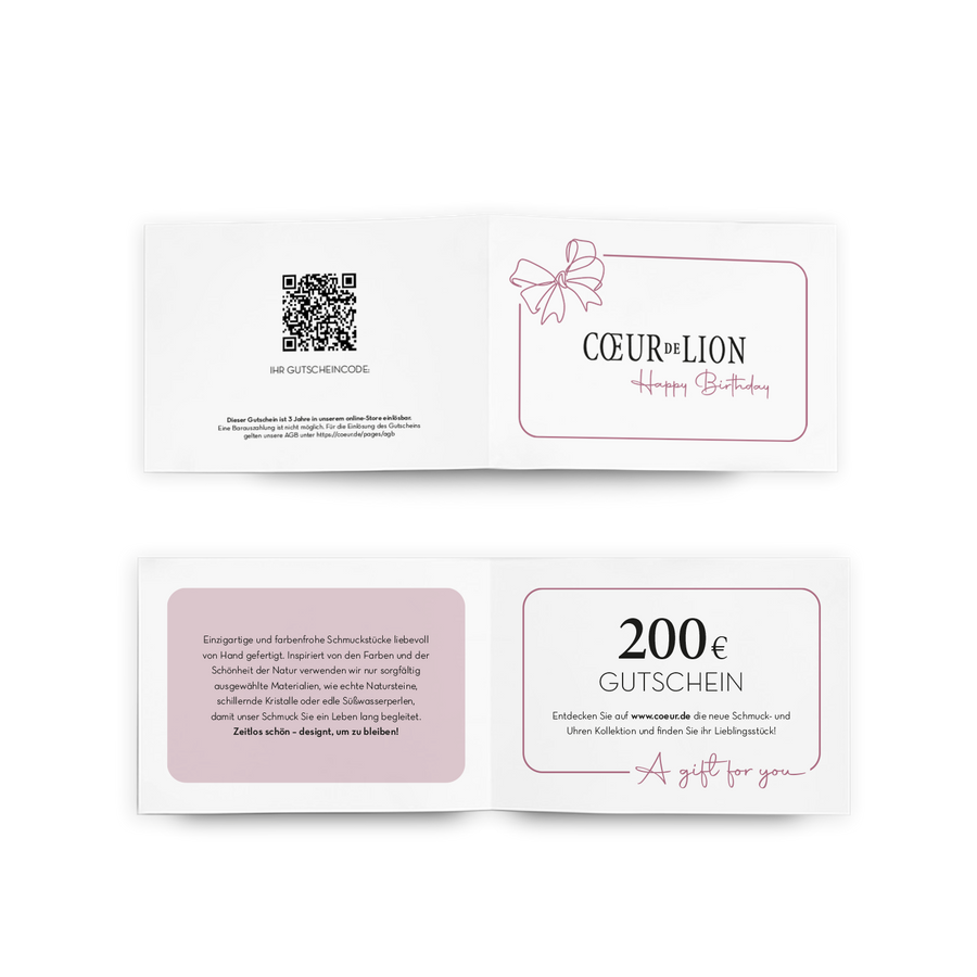 Geschenkgutschein 