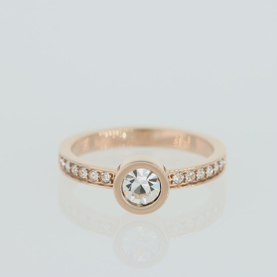 Sparkling Dots Ring roségold kristall